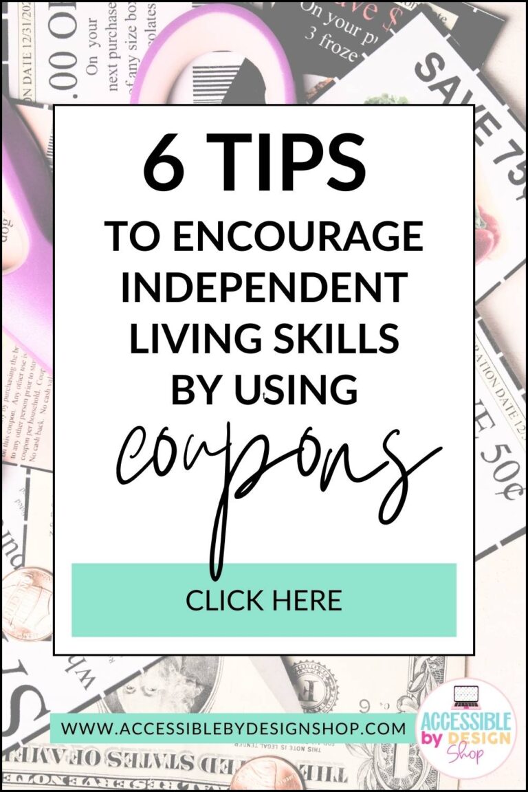 Tips For Independent Tutorial 6 Tips to Teach about Coupons and Encourage Independent Living Skills ...
