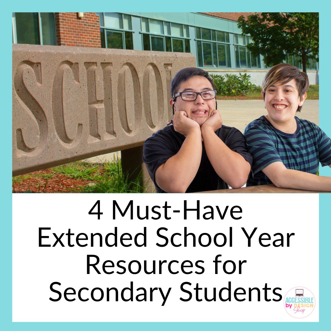 4 Must-Have Extended School Year Resources for Secondary Students